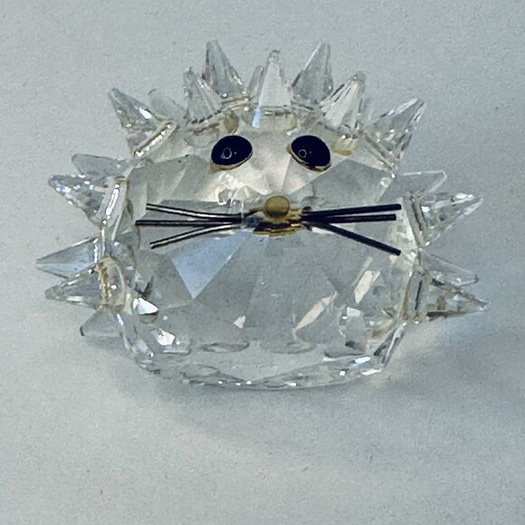 Swarovski Silver Crystal Hedgehog figurine 7630 NR 040 Original Box VINTAGE - Picture 7 of 15
